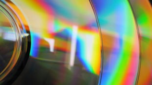 Compact Disc, Lichtbeugung an einer CD