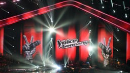 Die Bühne der Casting-Show "The Voice of Germany".