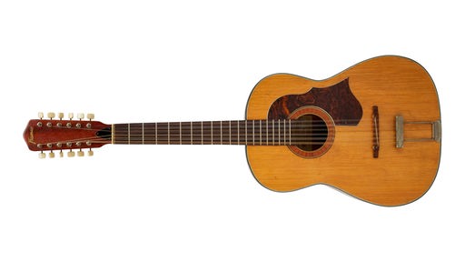 12-saitige Framus-Hootenanny-Akustikgitarre, von  von John Lennon bei den Aufnahmen des Beatles-Albums und -Films "Help!" verwendet.