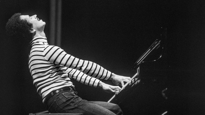 Der Jazzpianist Keith Jarrett spielt im Kongresshaus in Zürich.