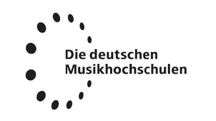 Logo der Rektorenkonferenz der deutschen Musikhochschulen.