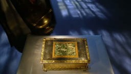Tragaltar von Heinrich von Werl mit seinen prunkvoll Verzierungen in Gold