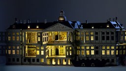 Schaumodell eines königlichen Gebäudes, Museum Het Valkhof, Nimwegen