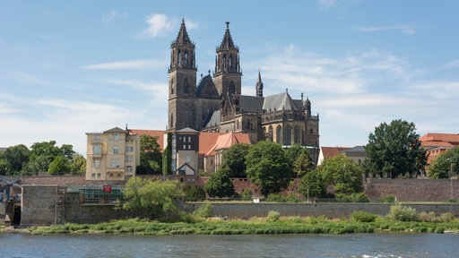 Blick auf den Magdeburger Dom.