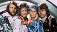Popgruppe ABBA 1974 beim Grand Prix