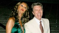 David Bowie und seine Frau Iman, 2007