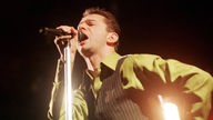 Depeche Mode-Sänger Dave Gahan live, 1988