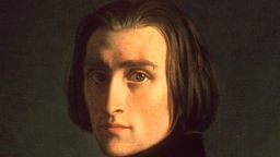 Portrait des Komponisten Franz Liszt.
