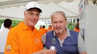 Johnny Logan und Franz Beckenbauer