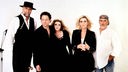 Fleetwood Mac 1997: Schlagzeuger Mick Fleetwood, Gitarrist Lindsey Buckingham, Sängerin Stevie Nicks, Sängerin Christine McVie und Bassist John McVie alle USA in Los Angeles
