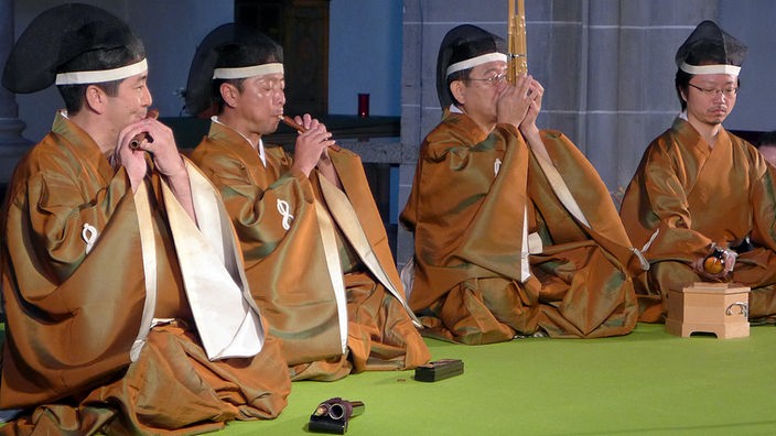  Gagaku-Ensemble Hideaki Bunno in St. Severin 