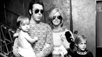 Paul McCartney mit Ehefrau Linda und Kindern