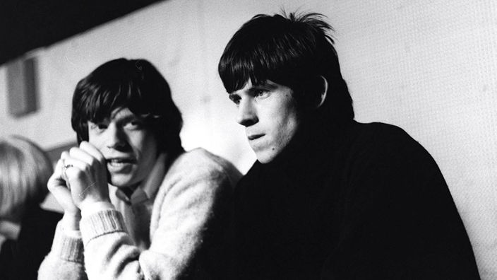  Mick Jagger und Keith Richards