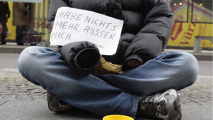 Obdachloser; Rechte: dpa/pa/Burg