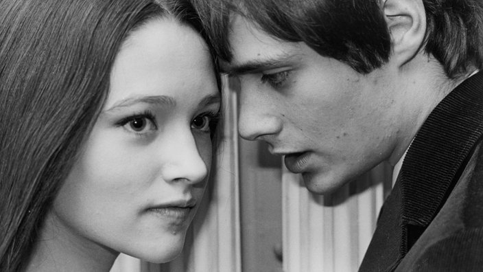 Olivia Hussey und Lenoard Whiting, die Darsteller von Franco Zeffirellis "Romeo and Juliet" 1967