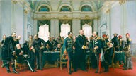 Berliner Kongress 1878, Vertragsunterzeichnung, Gemälde von Anton von Werner
