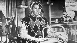 Danny Kaye in einer Szene aus "Der Hofnarr"