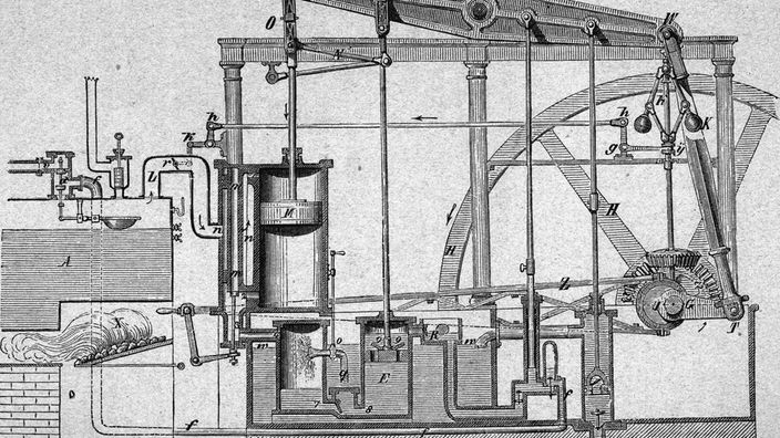 Niederdruck-Dampfmaschine