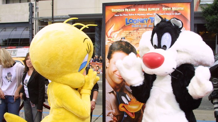 Premiere in Hollywood 2003, Tweety Bird and Sylvester