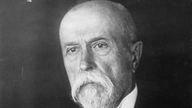Der erste tschechoslowakische Staatpräsident Tomas Masaryk