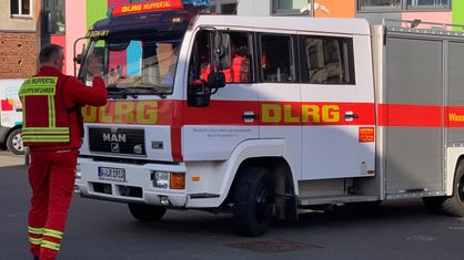 Einen Rettungswagen der DLRG