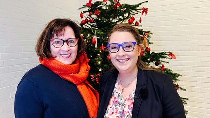 v. l. Kerstin Weber und Verena Kroll