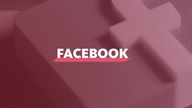 Der Schriftzug Facebook vor einem Facebook-Symbol