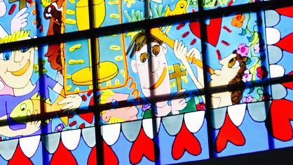 Rizzi-Fenster in der Kreuzeskirche in Essen