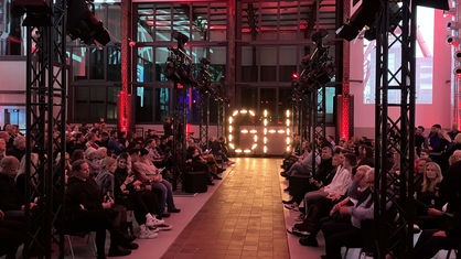 Laufsteg in der Halle 8 des Weltkulturerbes Zollverein