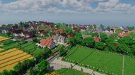 Der Stadtteil Entrup nachgebaut im Computerspiel Minecraft