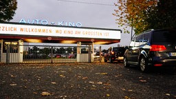 Eingang vom Autokino Porz