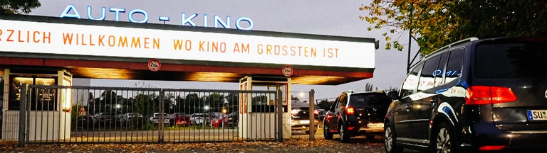 Eingang vom Autokino Porz