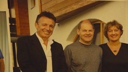 Steffen Barth und Olaf Scholz auf einem alten Foto