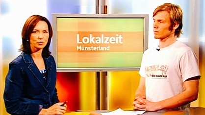 Jeanette Kuhn im Interview mit Studiogast Demian Kleinert 