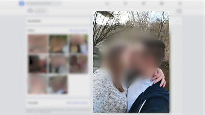 Ein Online-Profilbild vom Ex-Freund der Angeklagten mit einer anderen Frau. Dieses Bild war möglicherweise der Auslöser für die Tat.