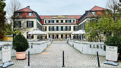 Das Schloss Berge in Gelsenkirchen von außen