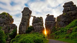 Die Externsteine bei Horn-Bad Meinberg in Lippe