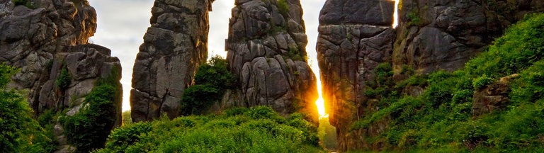 Die Externsteine bei Horn-Bad Meinberg in Lippe