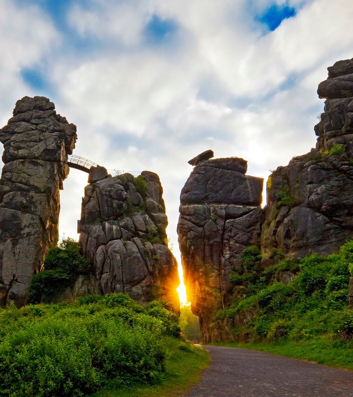 Die Externsteine bei Horn-Bad Meinberg in Lippe