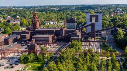 Luftbild der Zeche Zollverein