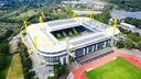 Luftansicht des Fußballstadions von Borussia Dortmund