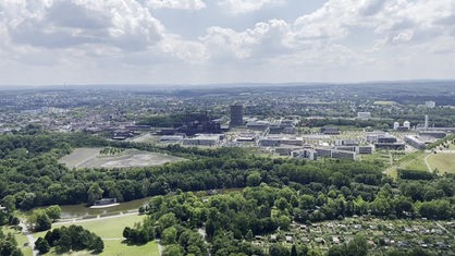 Blick auf Dortmund vom Florianturm aus
