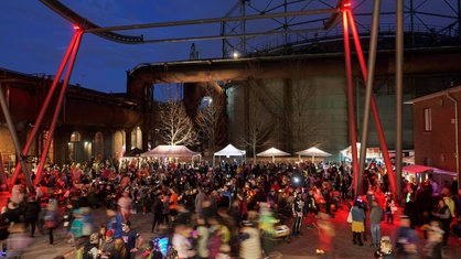 Halloween-Lauf im Landschaftspark Duisburg