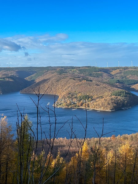 Ausblick auf den Rursee