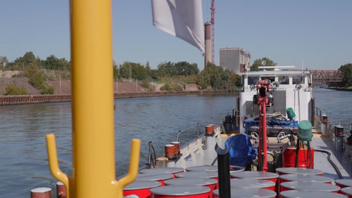 Blick vom Bunkerschiff auf das Dattelner Meer