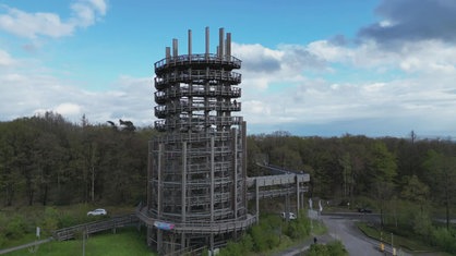 Aussichtsturm hoch und runter - Höhenmeter-Rekord