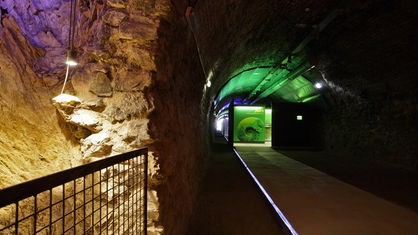 Zeittunnel in Wülfrath von innen