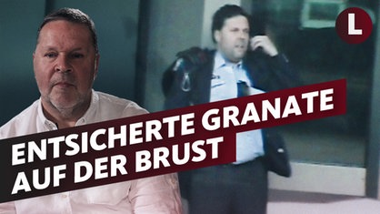 Thumbnail: Entsicherte Granate auf der Brust