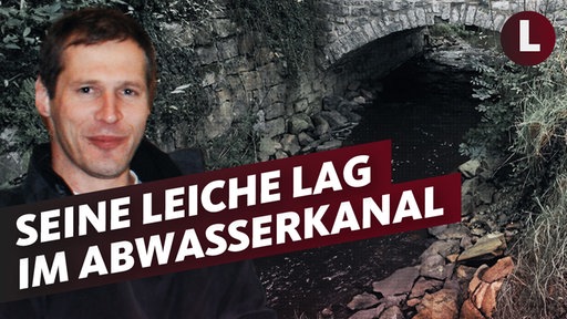 Ein Bild vom 41-jährigen Michael Bonnie platziert vor einem Abwasserkanal der unter einer Brück hindurch fließt.