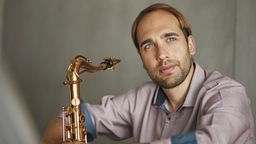 Der Saxophonist Matthieu Bordenave